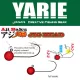 Yarie 646 Ajibaku Rouge 6 1,0gr Tête de Jig 4 pcs