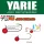 Yarie 646 Ajibaku Rouge 6 2,2gr Tête de Jig 4 pcs