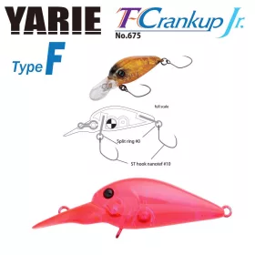   Yarie T-Crankup Jr 675 Type F 2,8cm 1,8gr C18 Rose Clair Wobbler