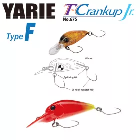   Yarie 675 T-Crankup Jr Type F 2,8cm 1,8gr C23 Eliringo Wobbler