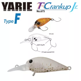 Yarie T-Crankup Jr 675 Type F 2,8cm 1,8gr C3 Akayari Leurre