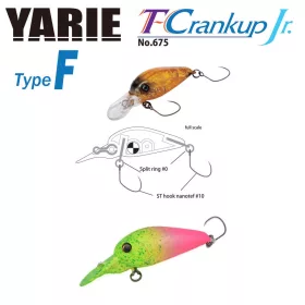   Yarie 675 T-Crankup Jr Type F 2,8cm 1,8gr C34 Go Go Chart Leurre