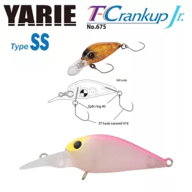   Yarie T-Crankup Jr 675 Type SS 2,8cm 2,1gr C4 Stubakihime Leurre