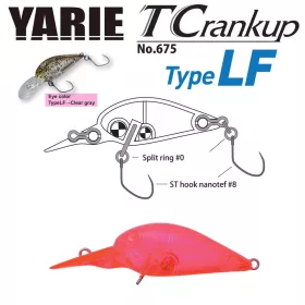   Yarie T-Crankup 675 Type LF 3,5cm 2,6gr C18 Clear Pink Leurre