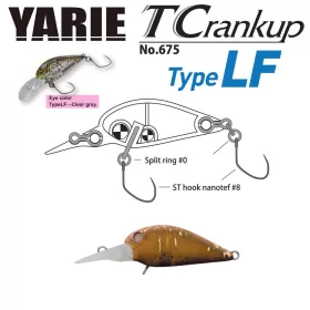 Yarie T-Crankup 675 Type LF 3,5cm 2,6gr C5 Mastupelle Leurre
