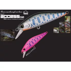 Yarie 677 Access HS 50mm 4,3gr D10 Pink Yamame Leurre