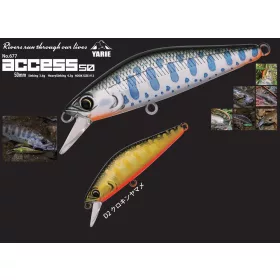 Yarie 677 Access HS 50mm 4,3gr D2 Black Gold Yamame Leurre