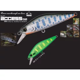 Yarie 677 Access HS 50mm 4,3gr D9 Green Yamame Leurre