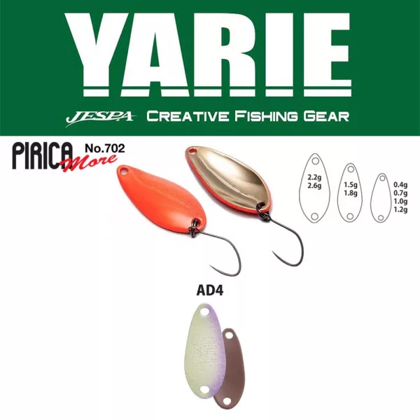 Yarie 702 Pirica More 1,0gr AD4 Milk Cocoa Cuillère Tournante
