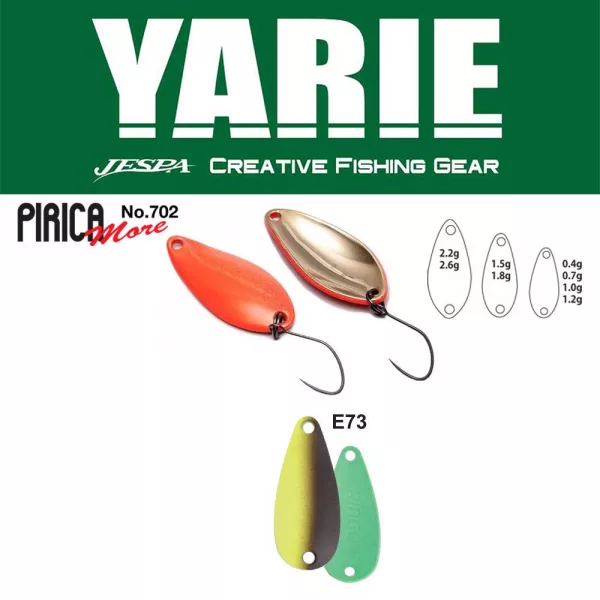 Yarie 702 Pirica More 1,5gr E73 Choco Lemon Cuillère Tournante