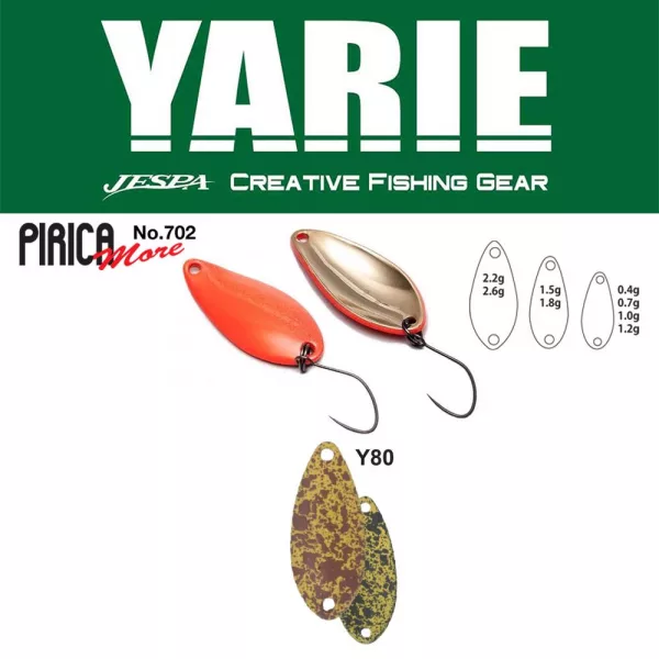 Yarie 702 Pirica More 1,5gr Y80 Karasi Spice Cuillère Tournante