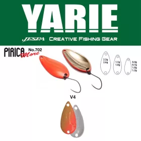Cuillère ondulante Yarie 702 Pirica More 1,8gr V4 MG Ice