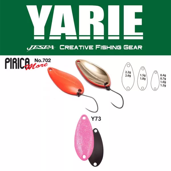 Yarie 702 Pirica More 1,8gr Y73 Pink Hololume Cuillère Vibrante