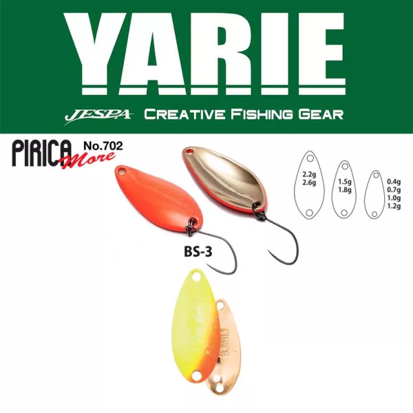 Leurre Cuillère Yarie 702 Pirica More 2,2gr BS-3 First Lemon