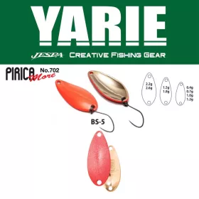 Yarie 702 Pirica More 2,2gr BS-5 Matte Red Leurre cuillère