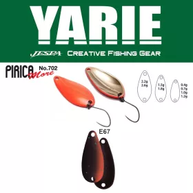   Yarie 702 Pirica More 2,2gr E67 Winner Brown Cuillère Oscillante
