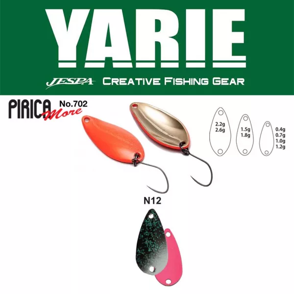 Yarie 702 Pirica More 2,2gr N12 Slash Pink Cuillère Vibrante