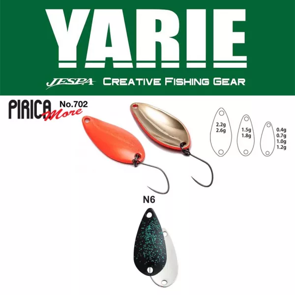 Leurre Cuillère Yarie 702 Pirica More 2,2gr N6 Hororin Panda