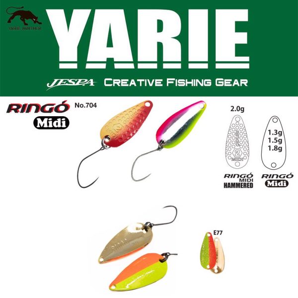 Yarie 704 Ringo Midi 1,8gr E77 Half Mac Cuillère Tournante