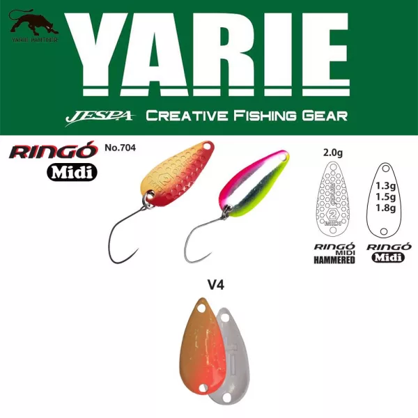 Yarie 704 Ringo Midi 1,8gr V4 MG Ice Cuillère Tournante
