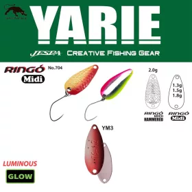   Leurre cuillère ondulante Yarie 704 Ringo Midi 1,8gr YM3 Fruit Strawberry