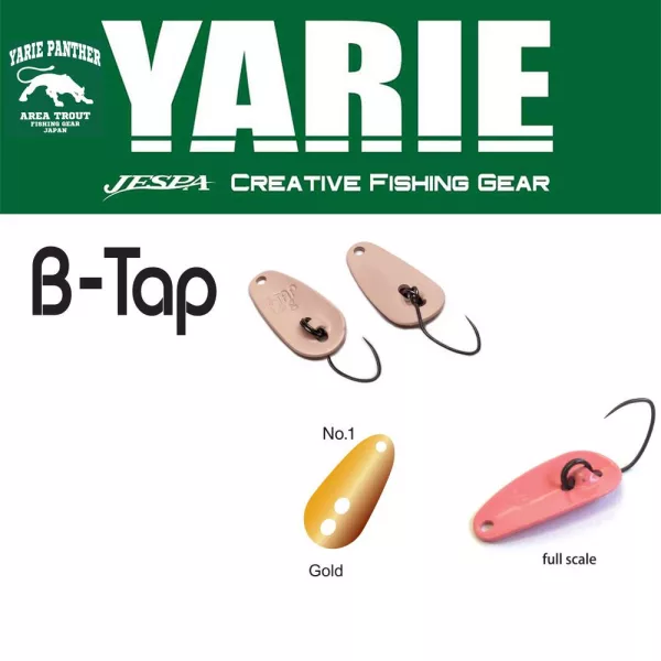 Yarie 705 B-Tap 1,2gr 01 Gold Cuiller Tournante