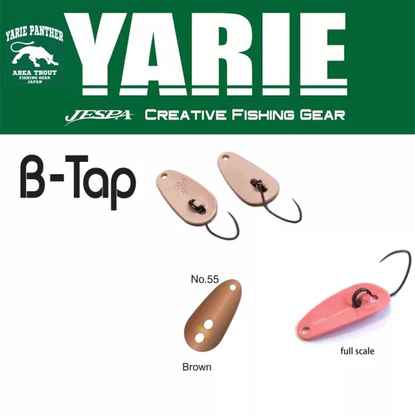 Yarie 705 B-Tap 1,2gr 55 Brown Leurre Cuillère