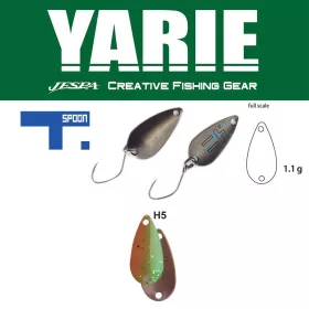 Yarie 706 T-Spoon 1,1gr H5 Thirty Eight Cuillère Vibrante