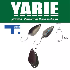   Yarie 706 T-Spoon 1,1gr S5 Keime Light Pellet Cuillère Tournante