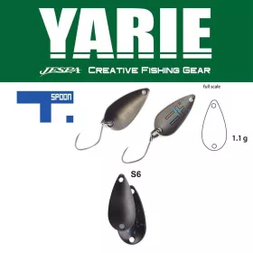 Yarie 706 T-Spoon 1,1gr S6 Ganmeta Jewel Cuillère Ondulante