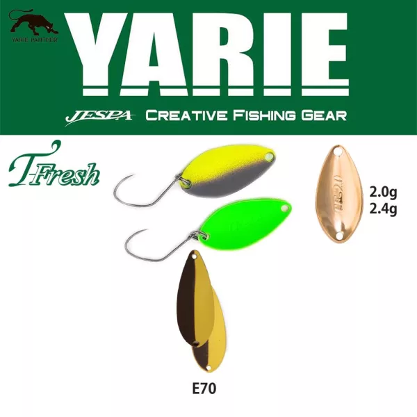 Yarie 708T T-Fresh 2,4gr E70 Pudding Leurre Cuillère