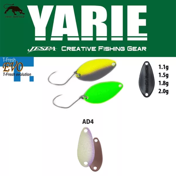 Yarie 710T T-Fresh Evo 1,1gr AD4 Milk Cocoa Leurre cuillère