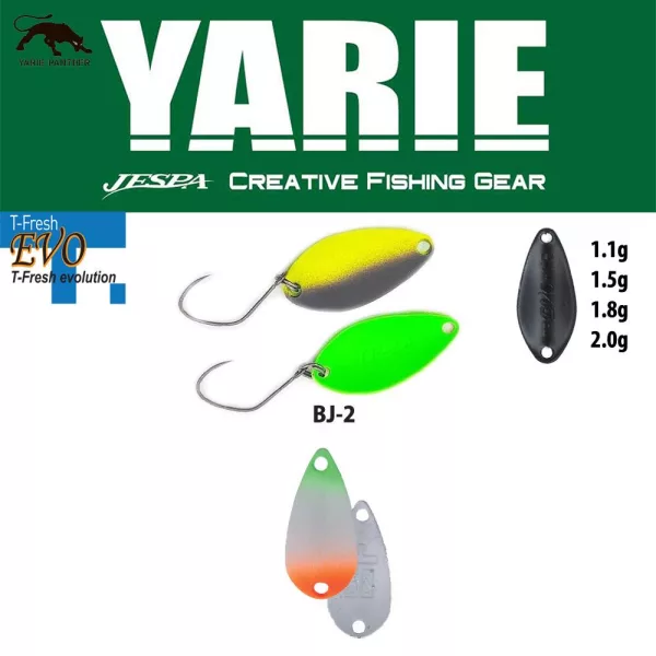 Yarie 710T T-Fresh Evo 1,1gr BJ-2 Carter Cuillère Tournante