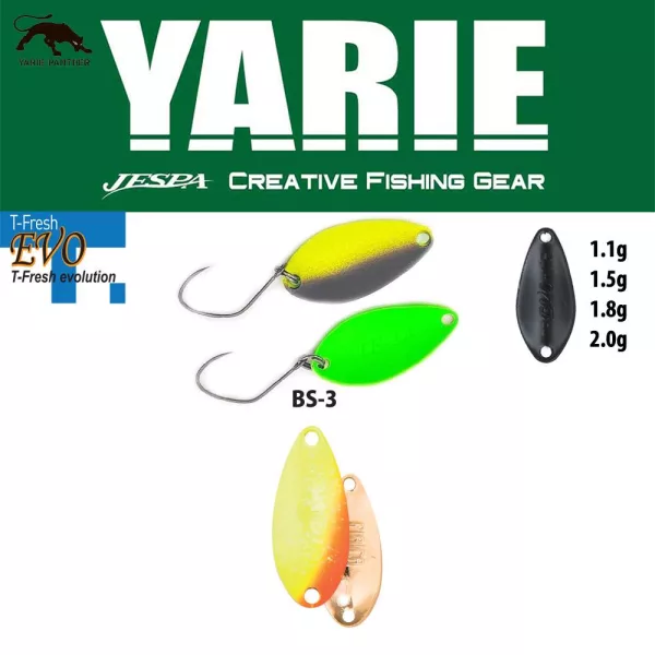 Yarie 710T T-Fresh Evo 1,1gr BS-3 First Lemon Cuillère Tournante