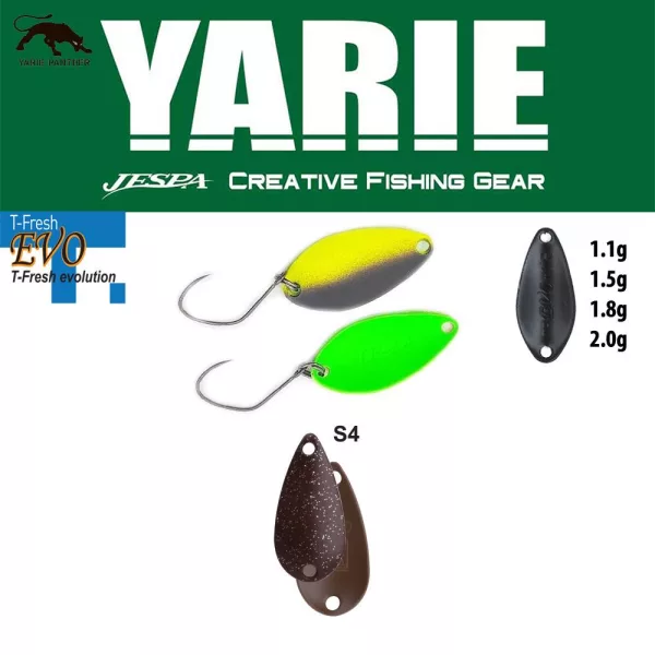 Yarie 710T T-Fresh Evo 1,1gr S4 Marron Squash Cuillère Ondulante