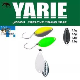 Yarie 710T T-Fresh Evo 1,1gr V6 Uzagin Cuillère Ondulante