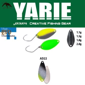   Yarie 710T T-Fresh Evo 1,5gr AD22 Saber Silver Cuillère Vibrante