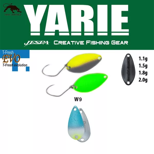 Cuillère Yarie 710T T-Fresh Evo 1,5gr W9 Blues
