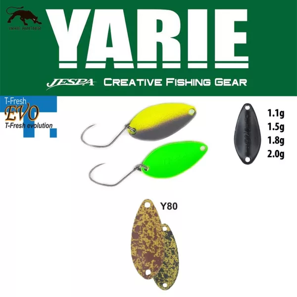 Yarie 710T T-Fresh Evo 1,5gr Y80 Karasi Spice Cuillère Tournante