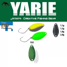 Yarie 710T T-Fresh Evo 1,5gr Y81 Cucumber Cuillère Pêche