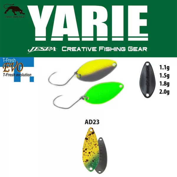 Yarie 710T T-Fresh Evo 2,0gr AD23 Monkey Banana Cuillère Vibrante