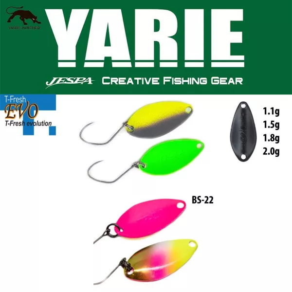 Yarie 710T T-Fresh Evo 2,0gr BS-22 Dragon Fruit Cuiller Tournante