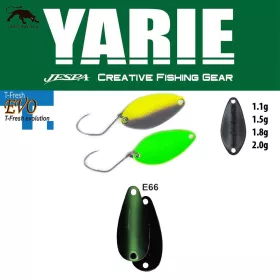   Yarie 710T T-Fresh Evo 2,0gr E66 Fits Green Cuiller Tournante