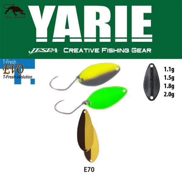 Yarie 710T T-Fresh Evo 2,0gr E70 Pudding Cuillère tournante
