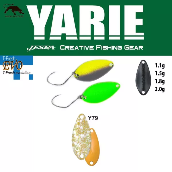Yarie 710T T-Fresh Evo 2,0gr Y79 Zarame Cuillère Tournante
