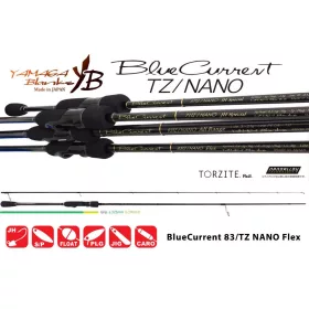   Yamaga Blanks Blue Current 83TZ Nano Flex 2,52m 1,5-8gr Canne à Pêche Spinning 2 Pièces
