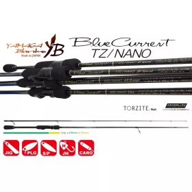   Yamaga Blanks Blue Current 72TZ Nano Global 2,185m 1,5-15gr 2 Canne à pêche spinning en 2 pièces