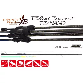   Yamaga Blanks Blue Current 85TZ Nano 2,57m 3-21gr Canne à Pêche Spinning 2 Pièces