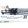 Yamaga Blanks Blue Current III 63 1,91m 0,3-5gr Canne à Pêche Spinning 2 Pièces
