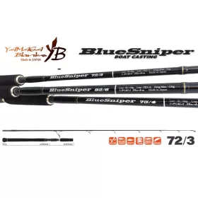   Yamaga Blanks Blue Sniper 72/3 2,21m 30-60gr 2 Cannes à pêche Spinning